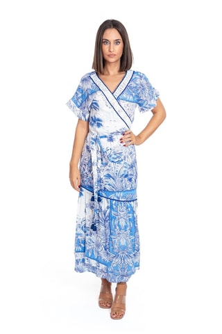 Robe portefeuille - Multicolore