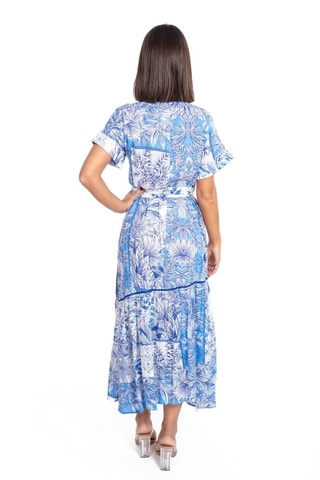 Robe portefeuille - Multicolore