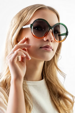 Lunettes de soleil mixte - Catégorie 1 - Vert et vert foncé