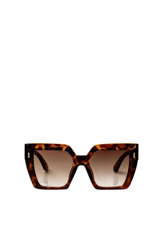 Lunettes de soleil femme - Marron et noir