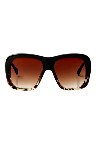 Lunettes de soleil femme - Catégorie 2 - Beige, marron et noir