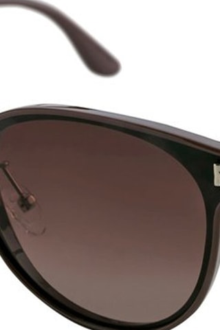 Lunettes de soleil Femme - Catégorie 4 - Argenté, marron et noir