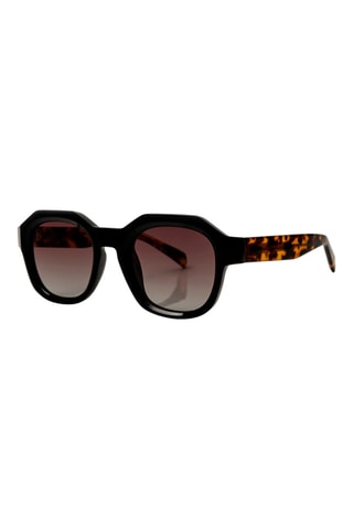 Lunettes de soleil polarisées femme - Catégorie 3 - Noir et marron