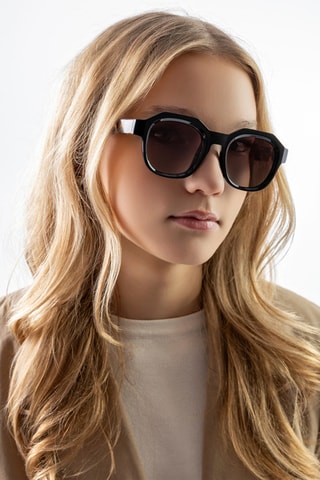 Lunettes de soleil polarisées femme - Catégorie 3 - Noir et marron