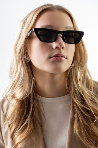 Lunettes de soleil femme - Catégorie 3 - Gris et noir