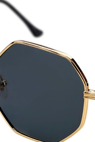 Lunettes de soleil mixte - Catégorie 3 - Noir - Doré