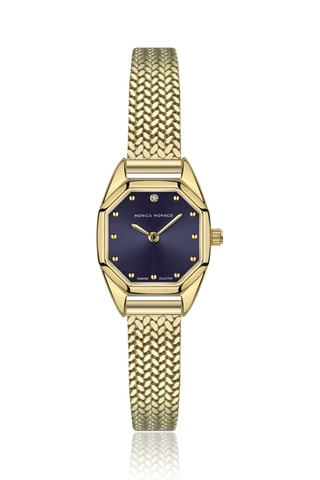 Montre à quartz en acier - Doré