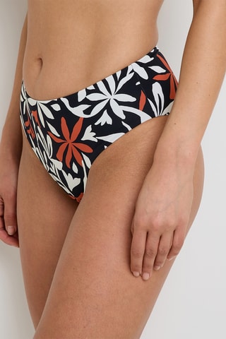 Bikinibroekje Nacre - Zwart en wit