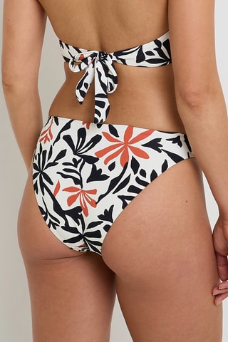 Bikinibroekje Nepal - Wit en Zwart