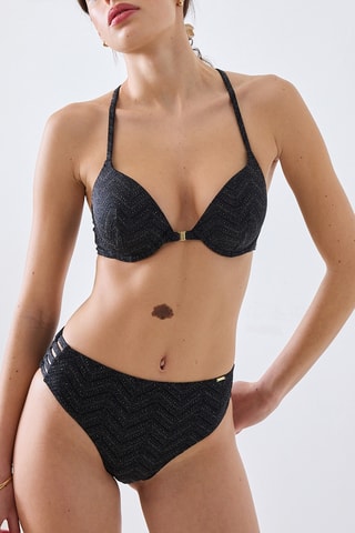 Push-up Bikinitop Nella - Zwart