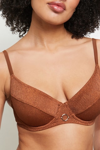Bikinitop Magma - Bruin