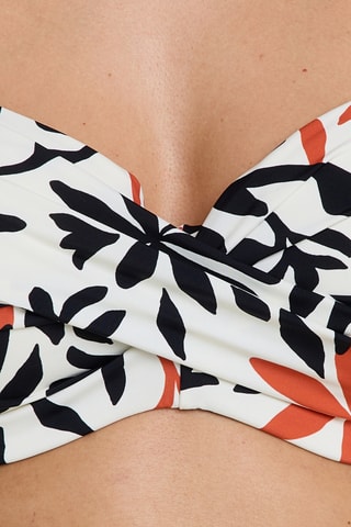 Bikinitop Nepal - Wit en Zwart