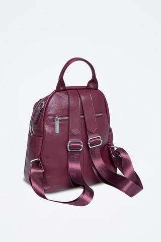 Sac à dos en cuir Vitaly - Bordeaux