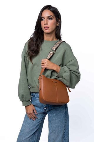 Sac porté épaule Ivana - Camel