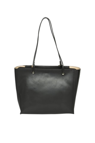 Cabas en cuir Jasmine - Noir