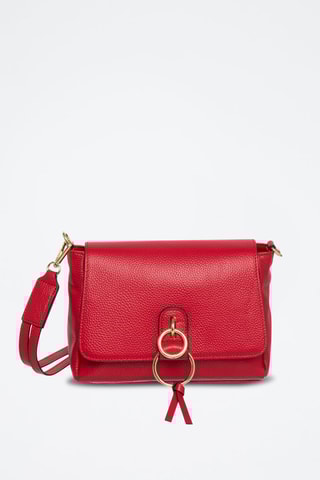 Sac bandoulière en cuir Sophia - Rouge
