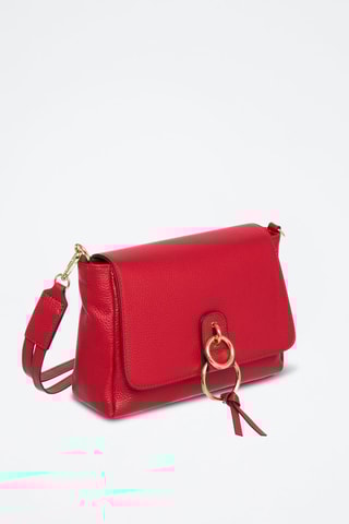 Sac bandoulière en cuir Sophia - Rouge