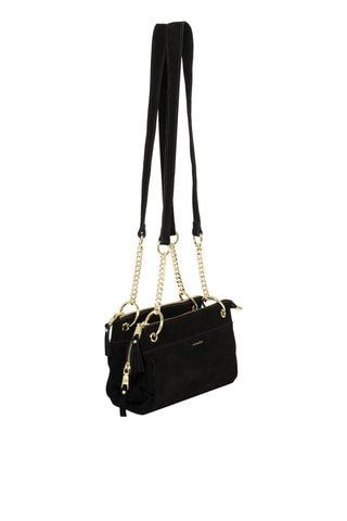 Sac bandoulière en nubuck Chelly - Noir