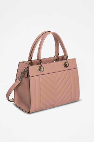 Sac à main en cuir Paoline - Rose