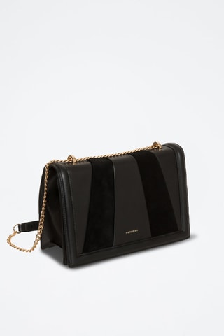 Sac bandoulière en cuir Vered - Noir