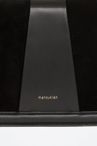 Sac bandoulière en cuir Vered - Noir