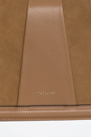 Sac bandoulière en cuir Vered - Taupe