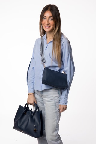 Sac bandoulière Camille - Indigo