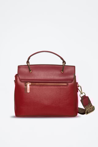 Sac à main en cuir Jarly - Bordeaux