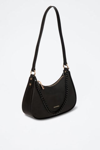 Sac bandoulière en cuir Aras - Noir