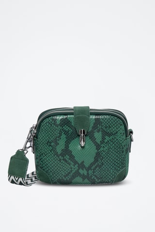 Sac bandoulière en cuir Parker - Vert