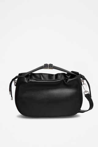 Sac bandoulière en cuir Solina - Noir