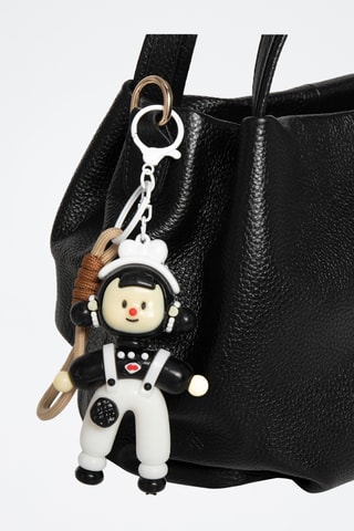 Sac à main en cuir Mariel - Noir