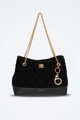 Sac à main en cuir Faulia - Noir