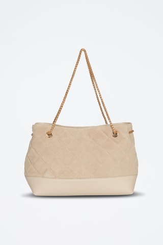 Sac à main en cuir Faulia - Beige