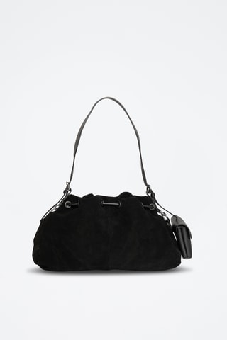 Sac à main en cuir Morgane - Noir