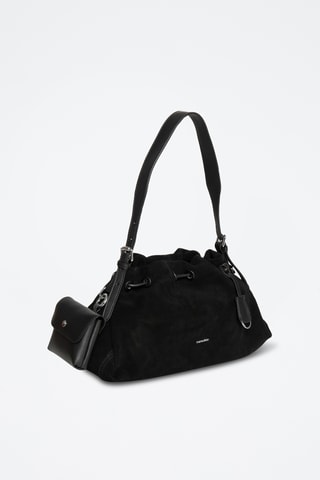 Sac à main en cuir Morgane - Noir