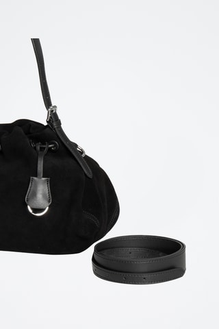 Sac à main en cuir Morgane - Noir