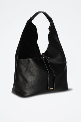 Sac à main en cuir Moha - Noir