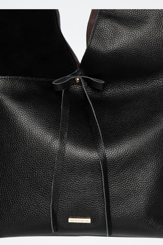 Sac à main en cuir Moha - Noir