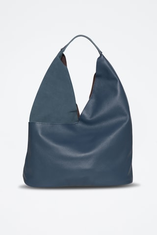 Sac à main en cuir Moha - Bleu