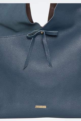 Sac à main en cuir Moha - Bleu