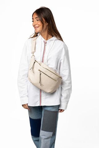 Sac à main en synthétique Baya - Blanc