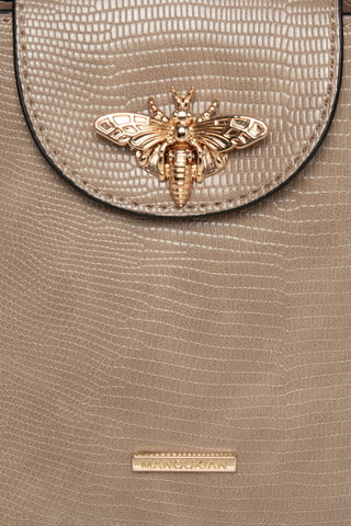 Sac à main en synthétique Zinc - Beige