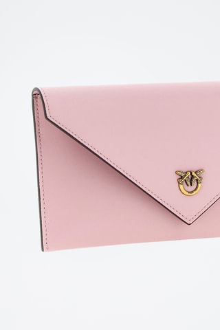 Bolso de piel caprina Flat Mini - Rosa