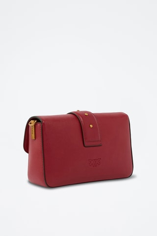 Bolso de piel Love Slouchy Mini - Rojo