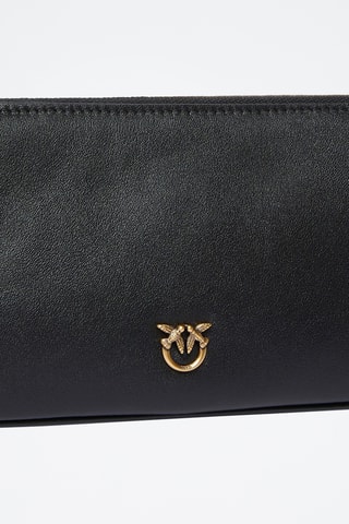 Bolso de piel Half Moon Bgauette Mini - Negro