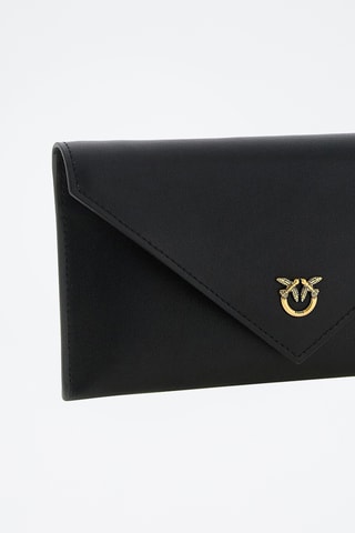 Bolso de mano de piel Flat Mini - Negro