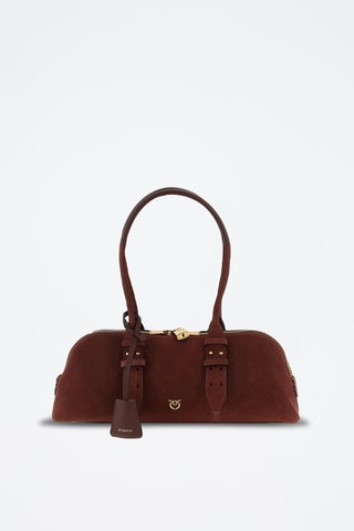 Bolso bowling de piel - Burdeos