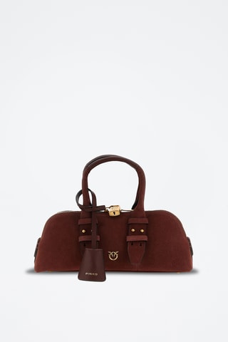 Bolso bowling de piel - Burdeos