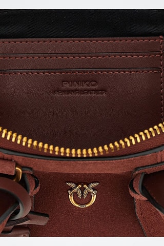 Bolso bowling de piel - Burdeos